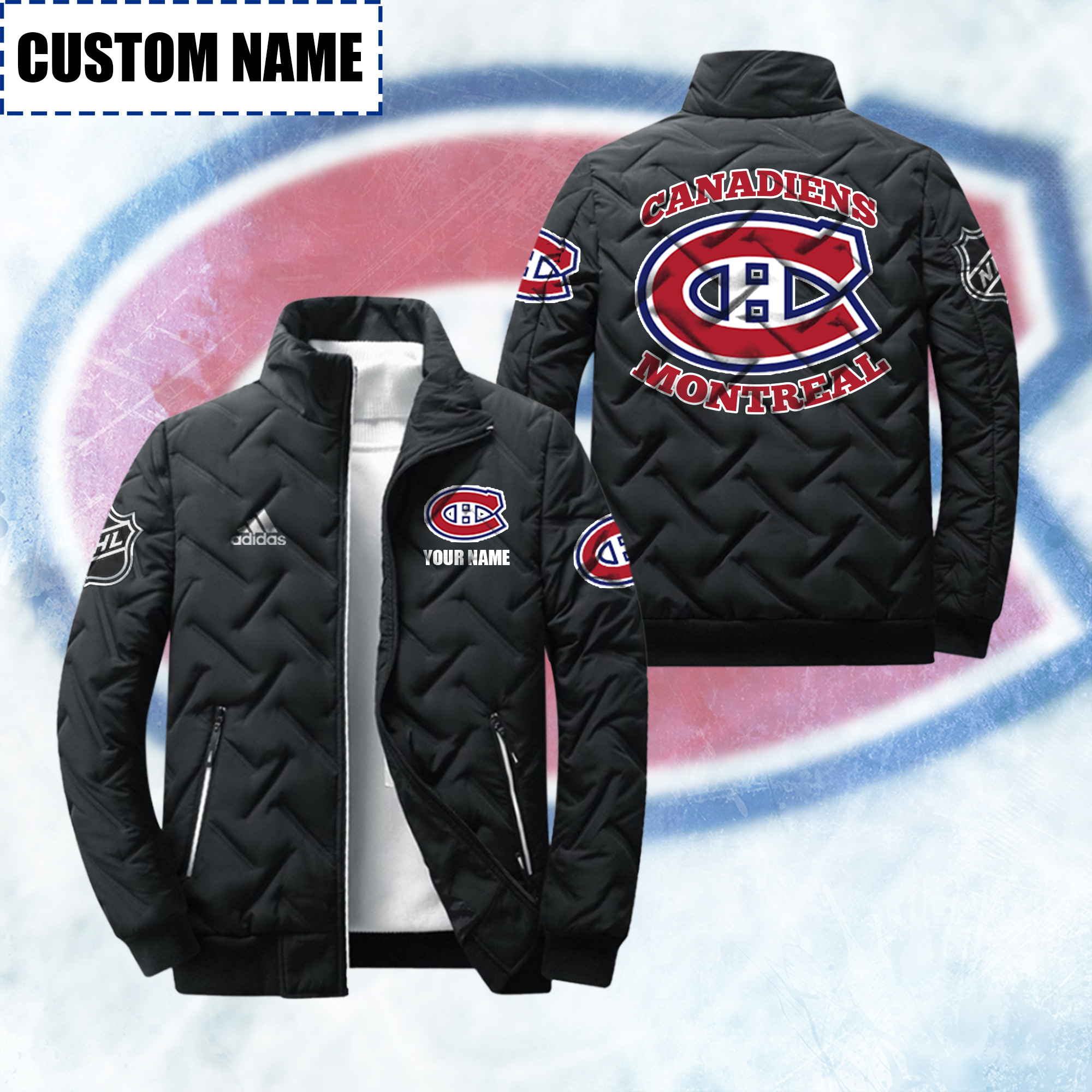 Montreal Canadiens Puffer Jacket - Famjoys Montreal Canadiens Puffer Jacket - Famjoys