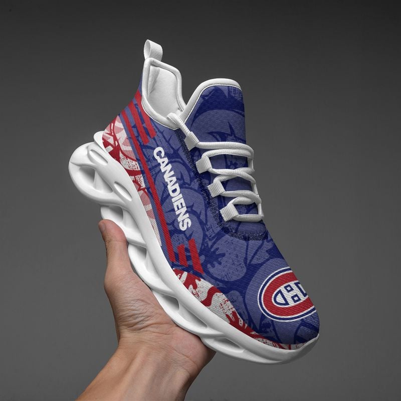 Montreal Canadiens Tropical Flowers Max Soul Shoes NLA066165 - Famjoys Montreal Canadiens Tropical Flowers Max Soul Shoes NLA066165 - Famjoys