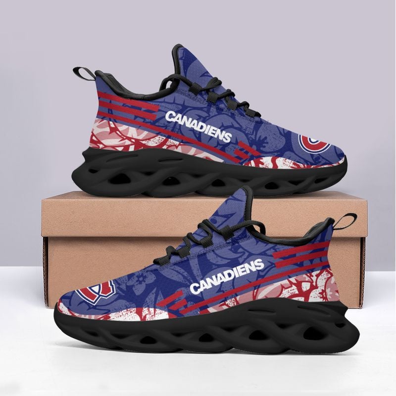Montreal Canadiens Tropical Flowers Max Soul Shoes NLA066165 - Famjoys Montreal Canadiens Tropical Flowers Max Soul Shoes NLA066165 - Famjoys