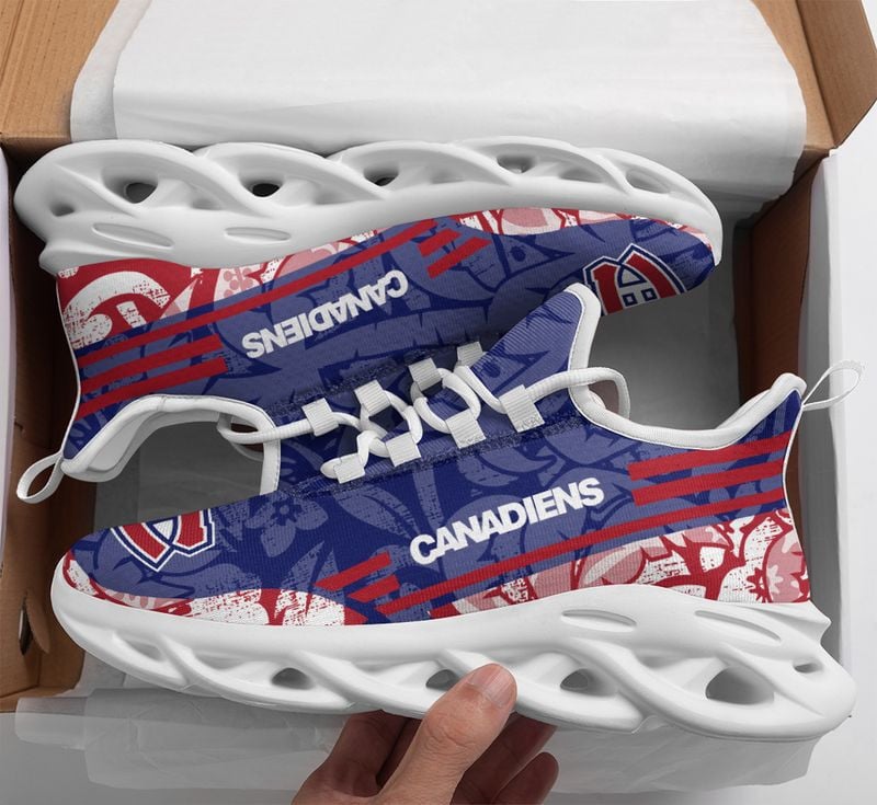 Montreal Canadiens Tropical Flowers Max Soul Shoes NLA066165 - Famjoys Montreal Canadiens Tropical Flowers Max Soul Shoes NLA066165 - Famjoys