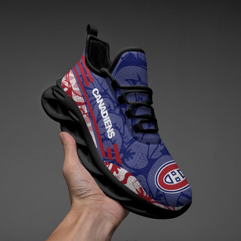 Montreal Canadiens Tropical Flowers Max Soul Shoes NLA066165 - Famjoys Montreal Canadiens Tropical Flowers Max Soul Shoes NLA066165 - Famjoys