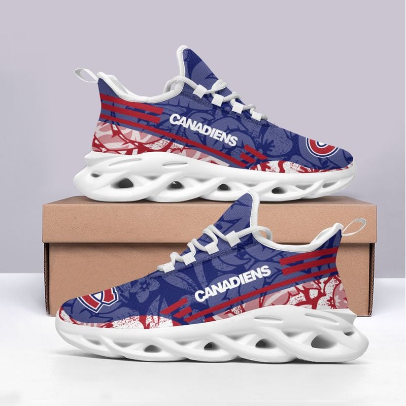 Montreal Canadiens Tropical Flowers Max Soul Shoes NLA066165 - Famjoys Montreal Canadiens Tropical Flowers Max Soul Shoes NLA066165 - Famjoys