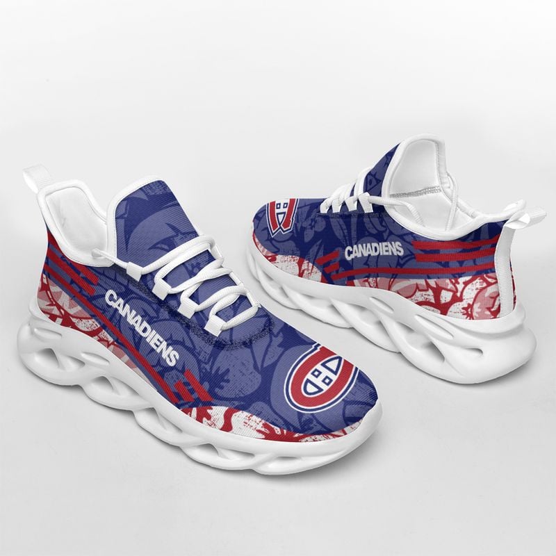 Montreal Canadiens Tropical Flowers Max Soul Shoes NLA066165 - Famjoys Montreal Canadiens Tropical Flowers Max Soul Shoes NLA066165 - Famjoys