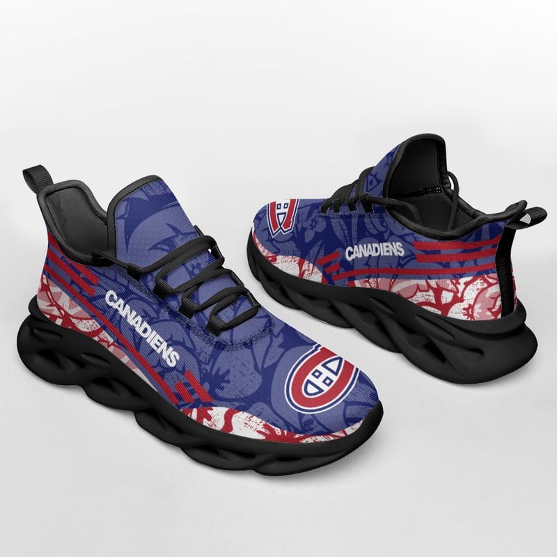 Montreal Canadiens Tropical Flowers Max Soul Shoes NLA066165 - Famjoys Montreal Canadiens Tropical Flowers Max Soul Shoes NLA066165 - Famjoys