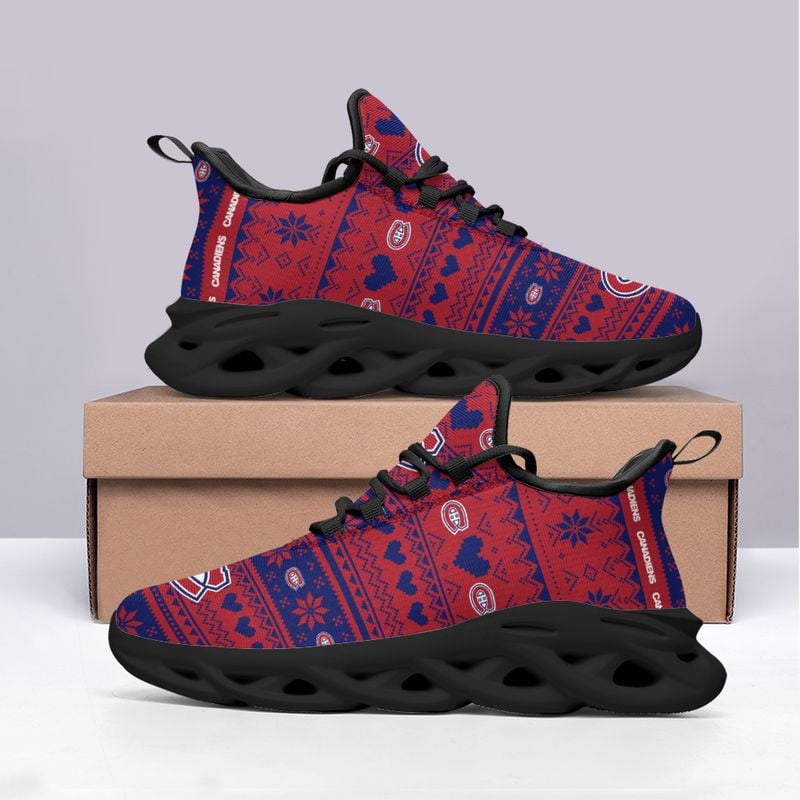 Montreal Canadiens X-max Patterns Max Soul Shoes NEW055265 - Famjoys Montreal Canadiens X-max Patterns Max Soul Shoes NEW055265 - Famjoys