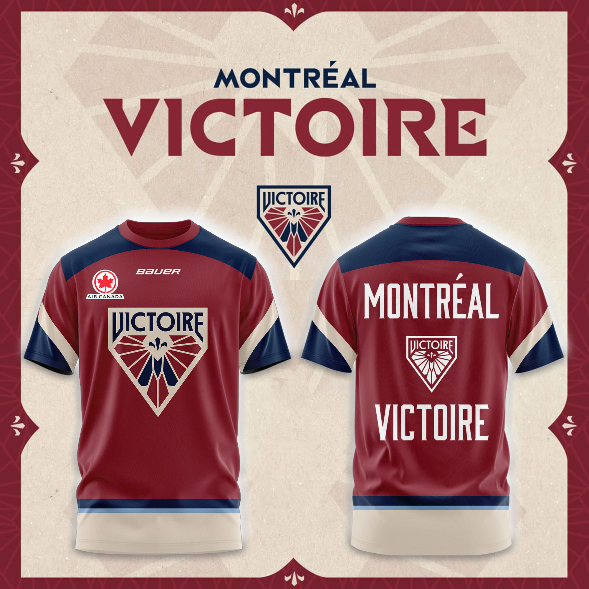 Montreal Victoire Combo Tshirt | Cap | Jogger - Famjoys Montreal Victoire Combo Tshirt | Cap | Jogger - Famjoys