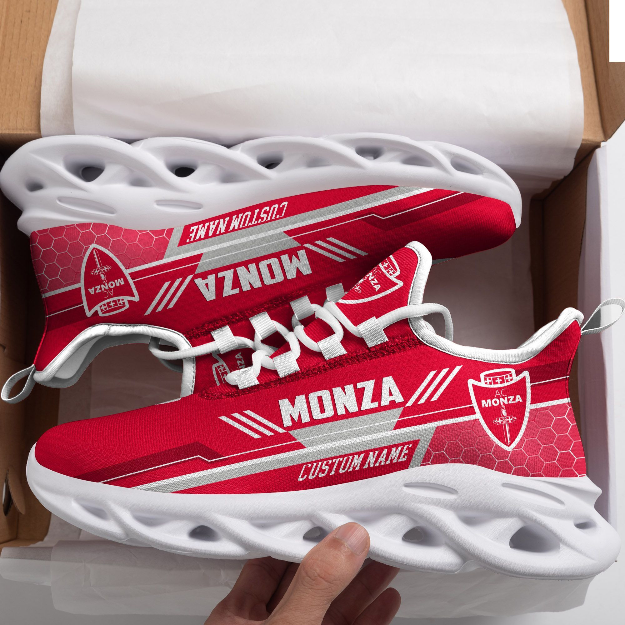 Monza Custom Personalized Max Soul Sneakers Shoes - Famjoys Monza Custom Personalized Max Soul Sneakers Shoes - Famjoys