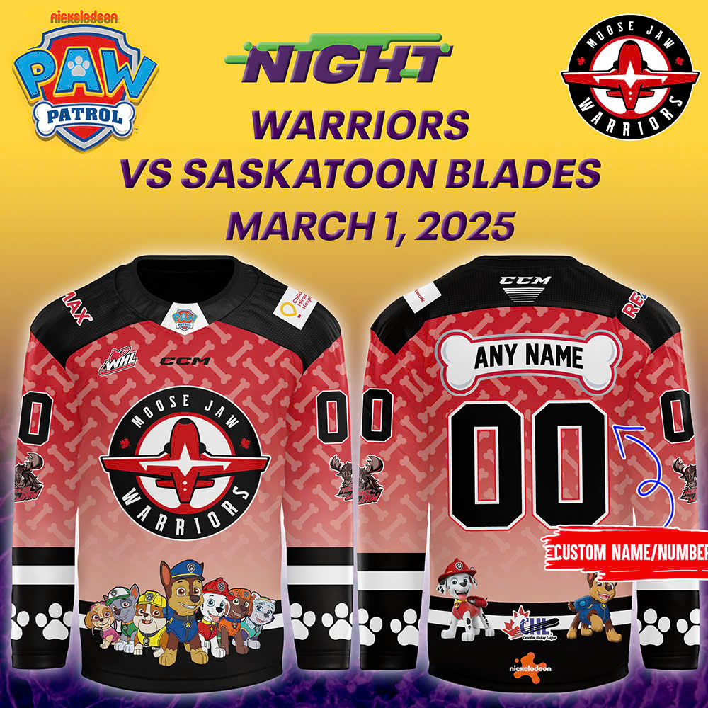 Moose Jaw Warriors x 2025 Nickelodeon Nights for Children's Miracle Network Premium Personalized Jersey - Famjoys Moose Jaw Warriors x 2025 Nickelodeon Nights for Children's Miracle Network Premium Personalized Jersey - Famjoys