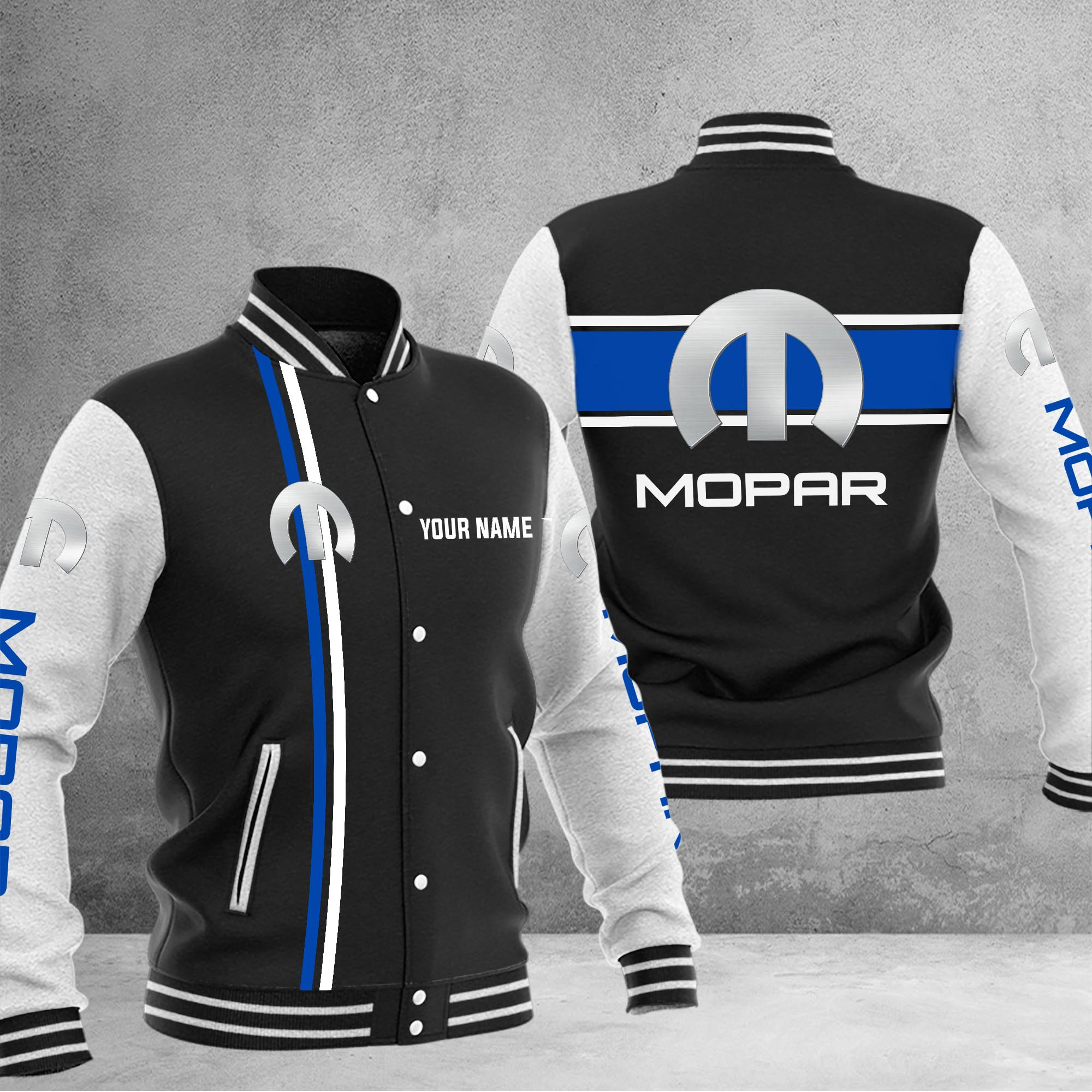 Mopar Baseball Jacket - Famjoys Mopar Baseball Jacket - Famjoys