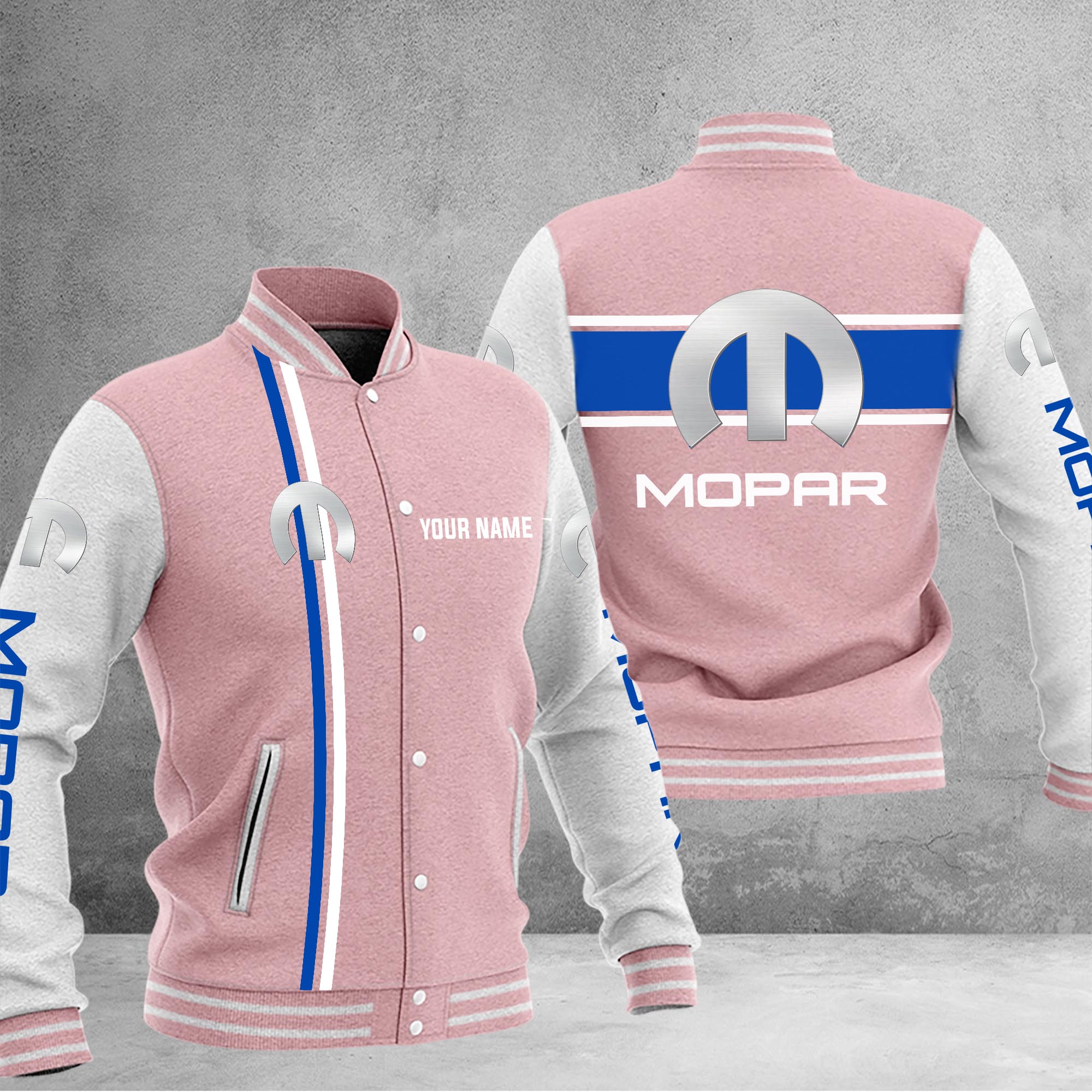 Mopar Baseball Jacket - Famjoys Mopar Baseball Jacket - Famjoys