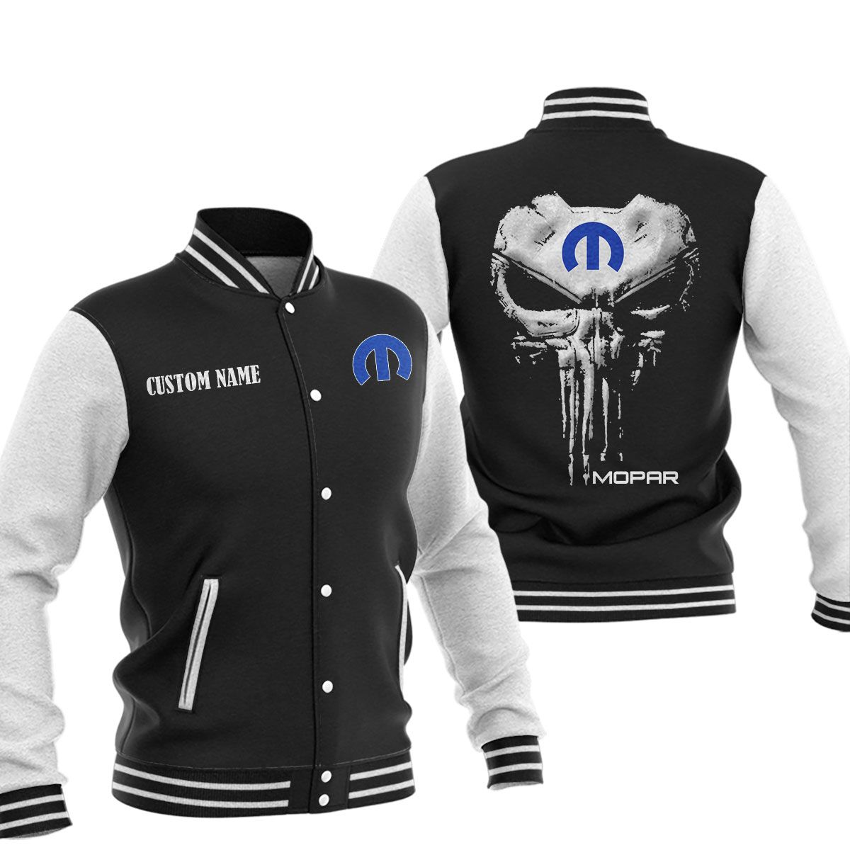 Mopar Baseball Jacket, Multicolor