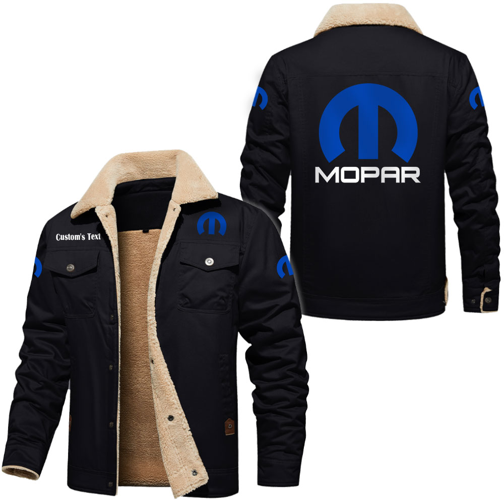 Mopar Cargo Fleece Lined Cotton Jacket Multicolor, vintage style, customize name