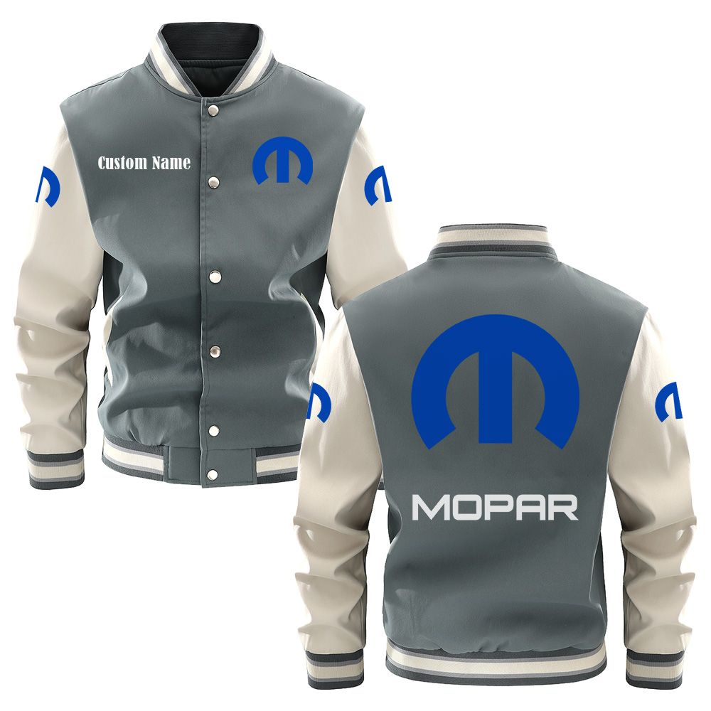 Mopar Varsity Jacket, Baseball jacket, Letterman Jacket Customize Name, Multicolor - Famjoys Mopar Varsity Jacket, Baseball jacket, Letterman Jacket Customize Name, Multicolor - Famjoys