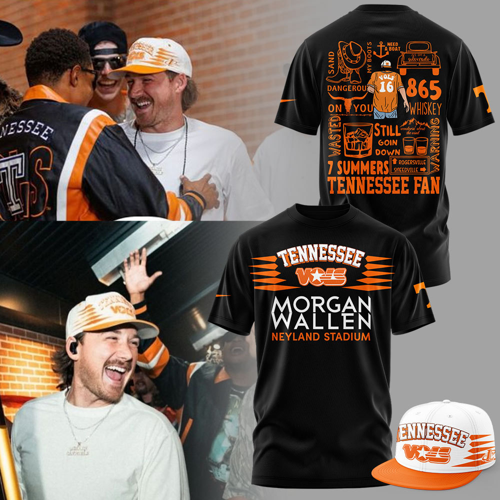 Morgan Wallen Live Knoxville Tennessee Sept 20 & 22 Black Tshirt+Pants+Snapback Cap Set+NT23092416ID10DS10 - Famjoys Morgan Wallen Live Knoxville Tennessee Sept 20 & 22 Black Tshirt+Pants+Snapback Cap Set+NT23092416ID10DS10 - Famjoys