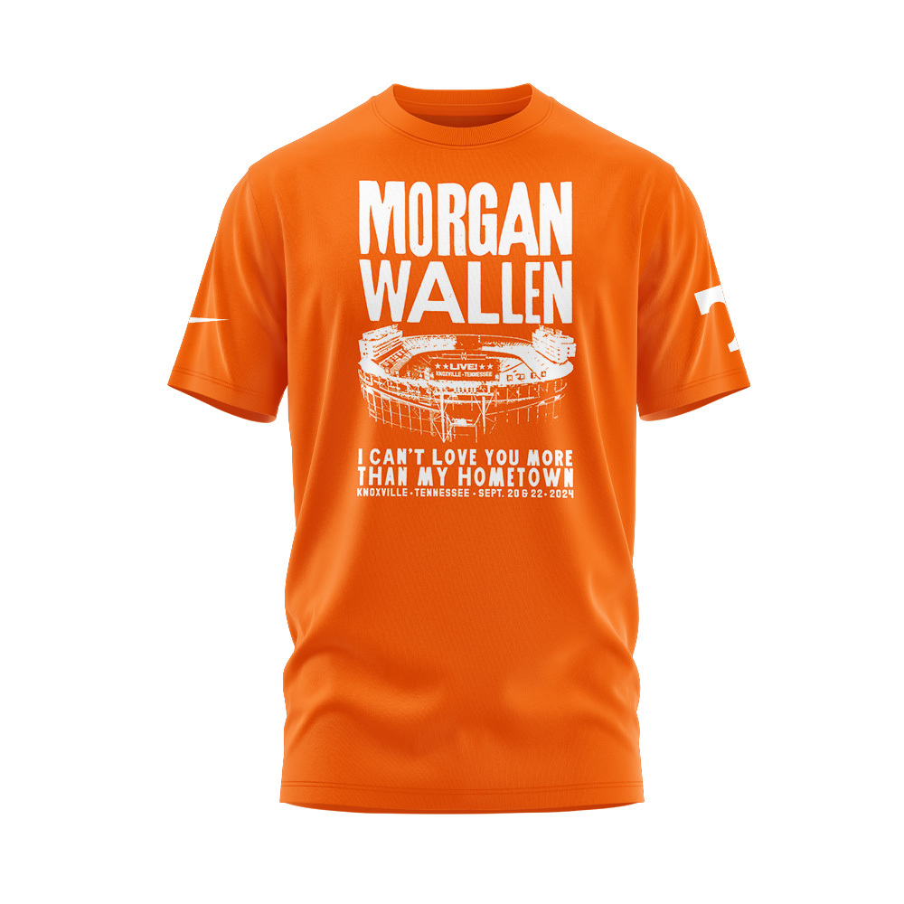 Morgan Wallen Live Knoxville Tennessee Sept 20 & 22 Orange Tshirt NT23092410ID10DS10 - Famjoys Morgan Wallen Live Knoxville Tennessee Sept 20 & 22 Orange Tshirt NT23092410ID10DS10 - Famjoys