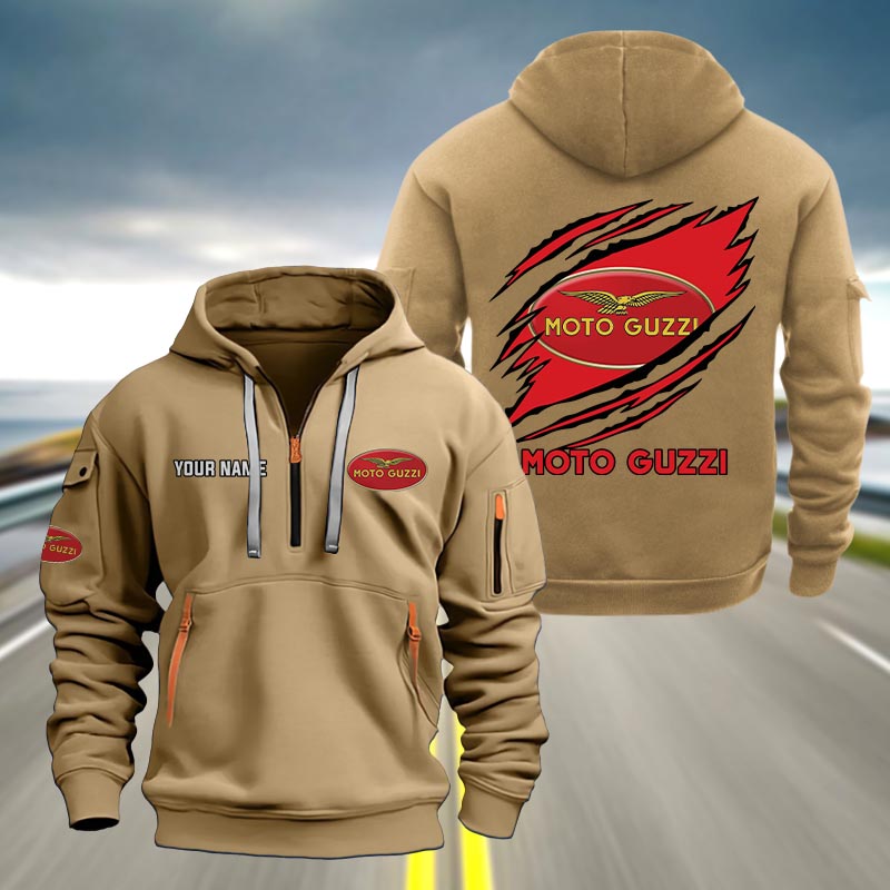 Moto-Guzzi Heavy Hoodie - Famjoys Moto-Guzzi Heavy Hoodie - Famjoys
