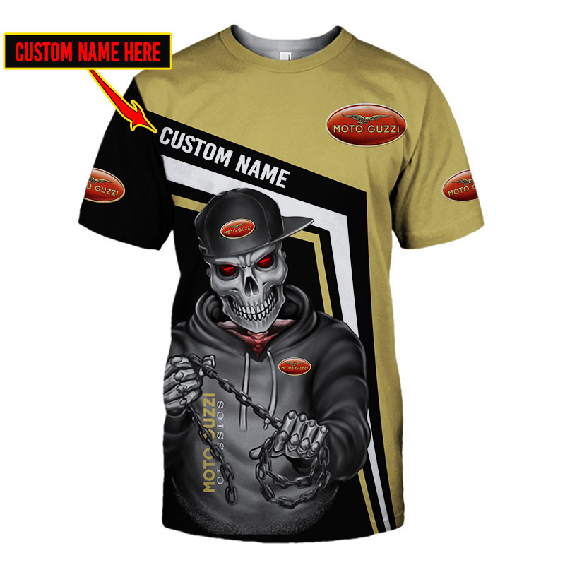 Moto guzzi Skull Tshirt, sweatshirt, Polo, Hawaiian, Hoodie 3D Apparel Full Printing Custom Name - Famjoys Moto guzzi Skull Tshirt, sweatshirt, Polo, Hawaiian, Hoodie 3D Apparel Full Printing Custom Name - Famjoys