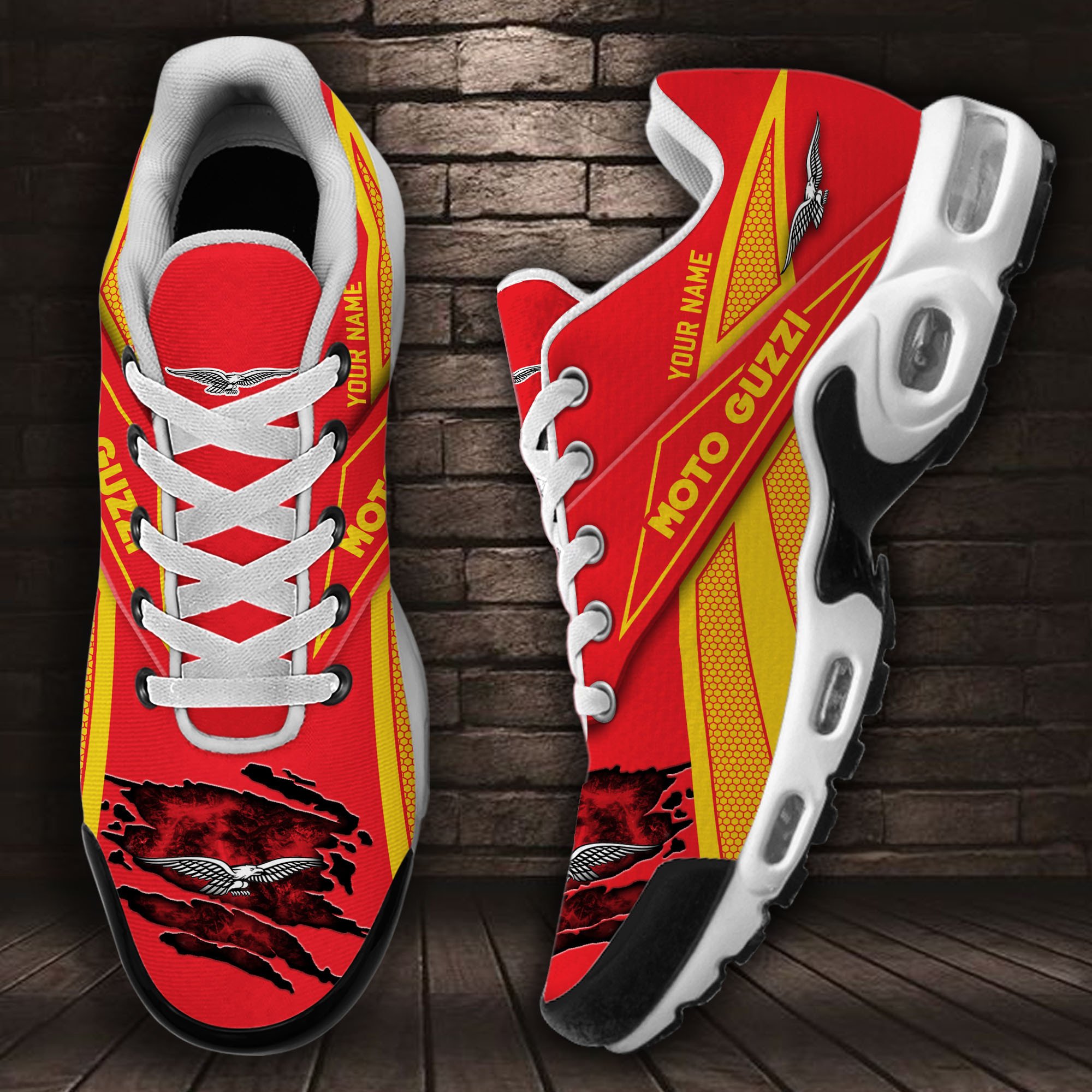 Moto Guzzi TN Shoes Sneakers For Men And Women - Famjoys Moto Guzzi TN Shoes Sneakers For Men And Women - Famjoys