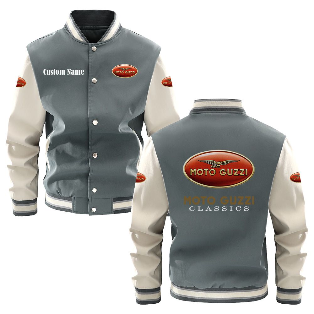 Moto Guzzi Varsity Jacket, Baseball jacket, Letterman Jacket Customize Name, Multicolor - Famjoys Moto Guzzi Varsity Jacket, Baseball jacket, Letterman Jacket Customize Name, Multicolor - Famjoys