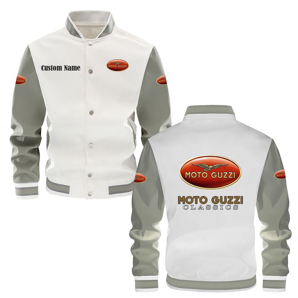 Moto Guzzi Varsity Jacket, Baseball jacket, Letterman Jacket Customize Name, Multicolor - Famjoys Moto Guzzi Varsity Jacket, Baseball jacket, Letterman Jacket Customize Name, Multicolor - Famjoys