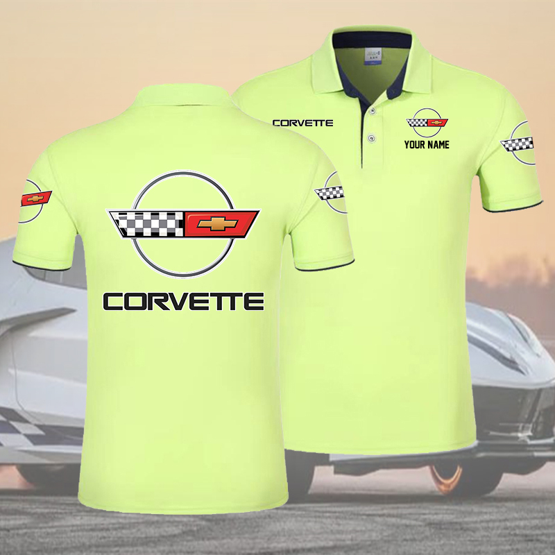 MQXLPC1418 Chevrolet Corvette C4 Polo Shirt - Famjoys MQXLPC1418 Chevrolet Corvette C4 Polo Shirt - Famjoys