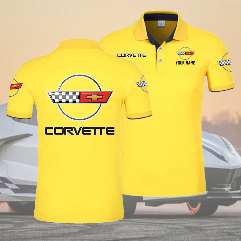MQXLPC1418 Chevrolet Corvette C4 Polo Shirt - Famjoys MQXLPC1418 Chevrolet Corvette C4 Polo Shirt - Famjoys