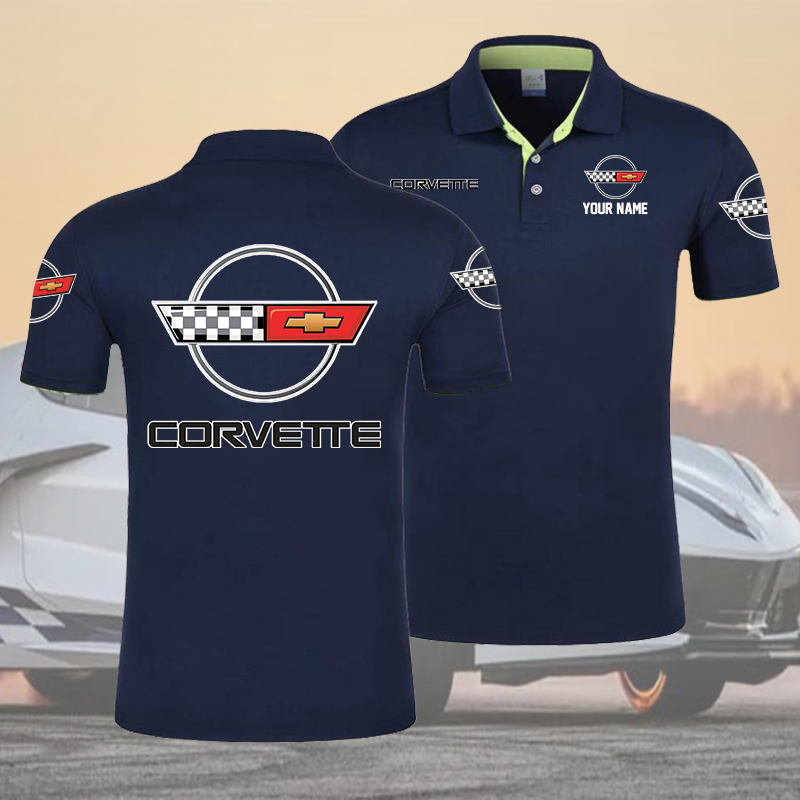 MQXLPC1418 Chevrolet Corvette C4 Polo Shirt - Famjoys MQXLPC1418 Chevrolet Corvette C4 Polo Shirt - Famjoys