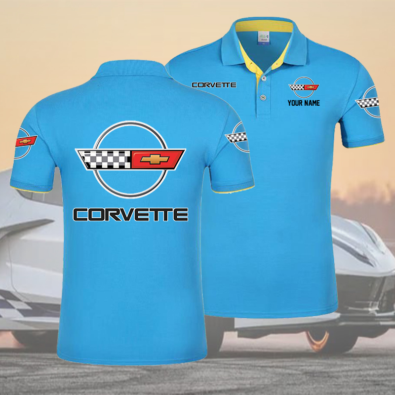 MQXLPC1418 Chevrolet Corvette C4 Polo Shirt - Famjoys MQXLPC1418 Chevrolet Corvette C4 Polo Shirt - Famjoys