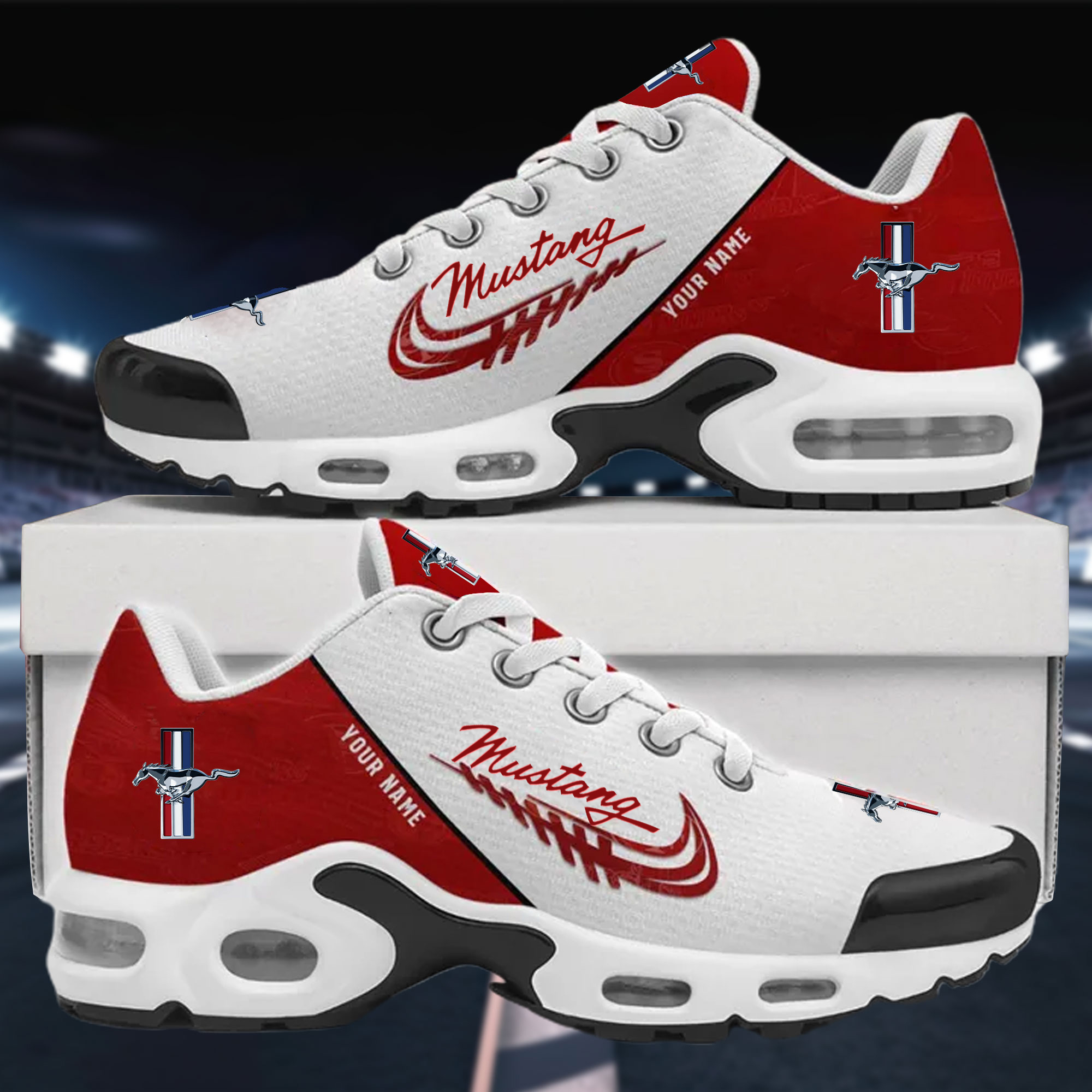 Mustang Custom Name Sport Shoes VS5 - Famjoys Mustang Custom Name Sport Shoes VS5 - Famjoys