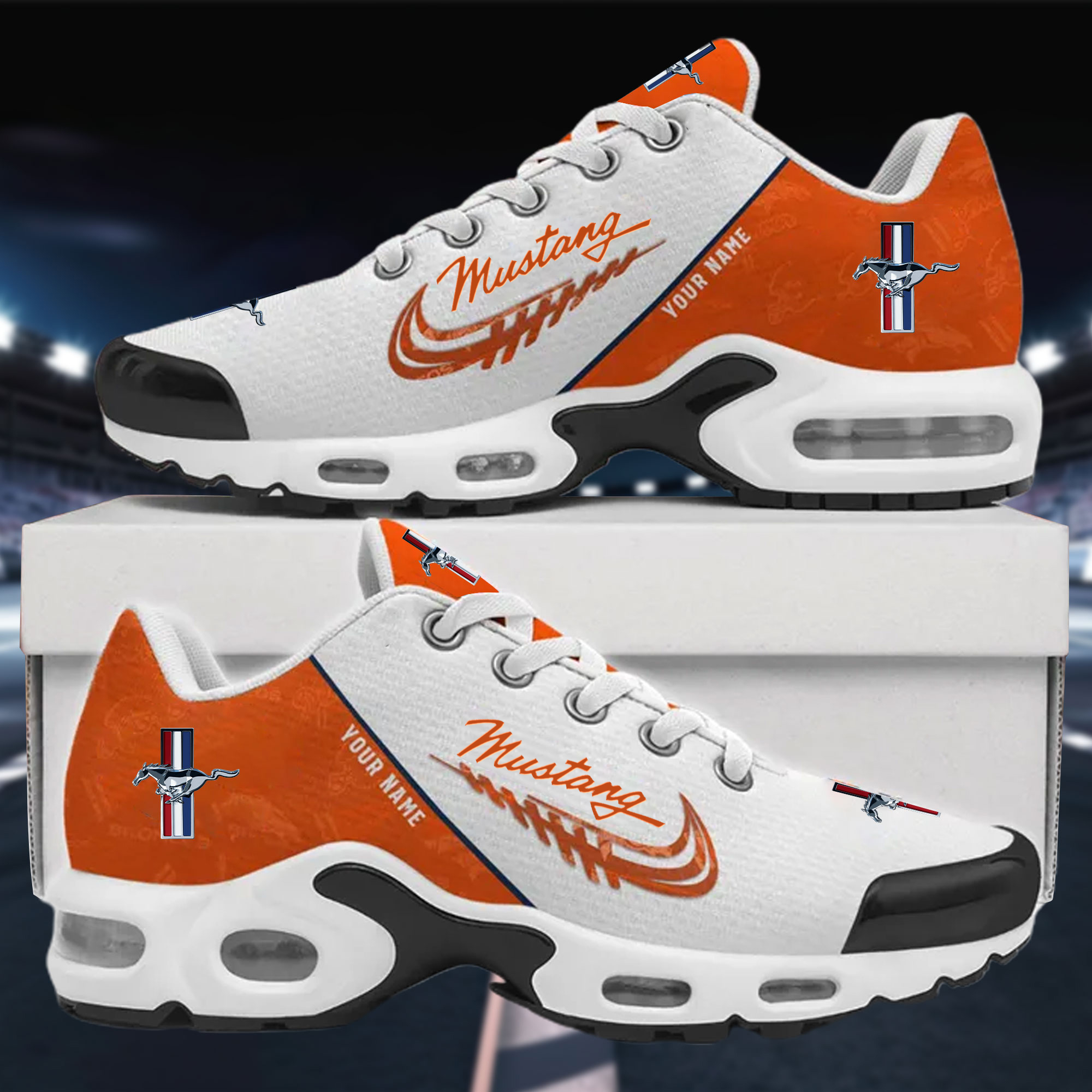 Mustang Custom Name Sport Shoes VS5 - Famjoys Mustang Custom Name Sport Shoes VS5 - Famjoys