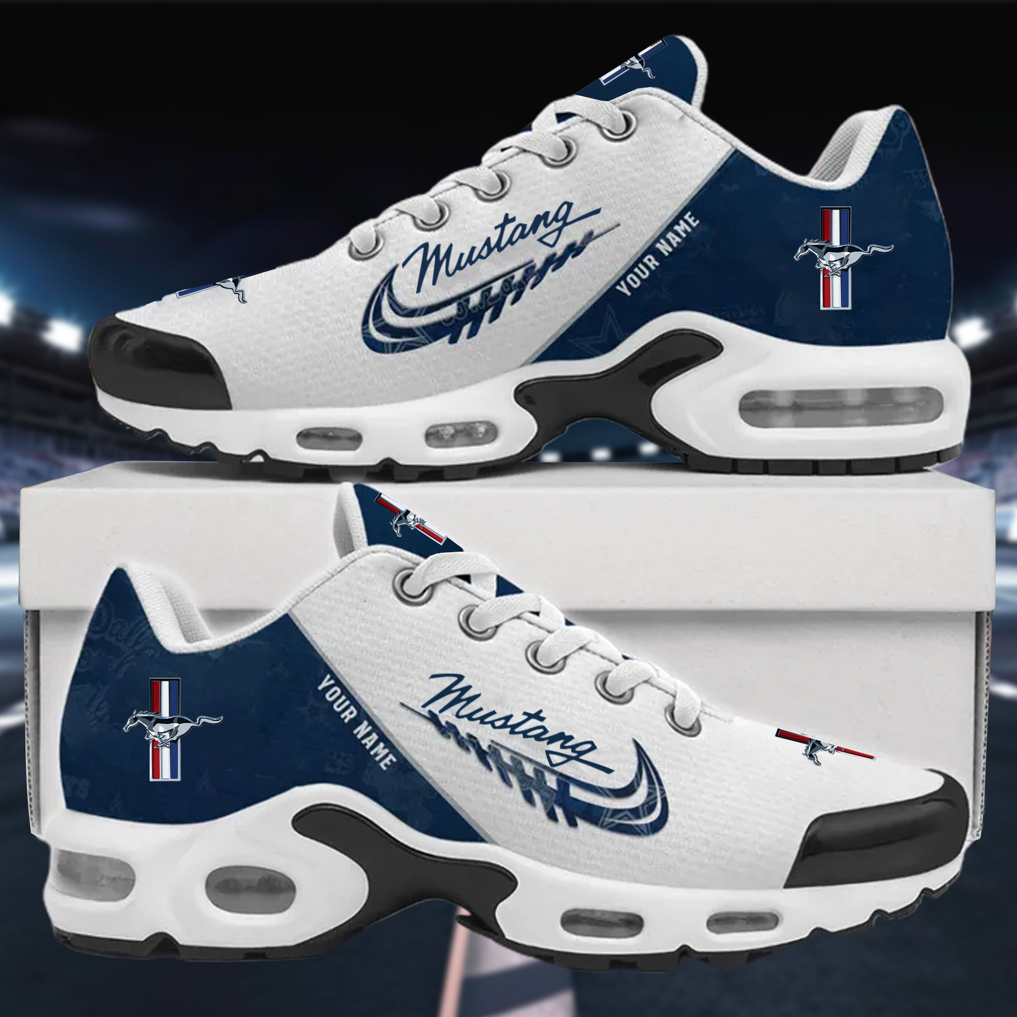 Mustang Custom Name Sport Shoes VS5 - Famjoys Mustang Custom Name Sport Shoes VS5 - Famjoys