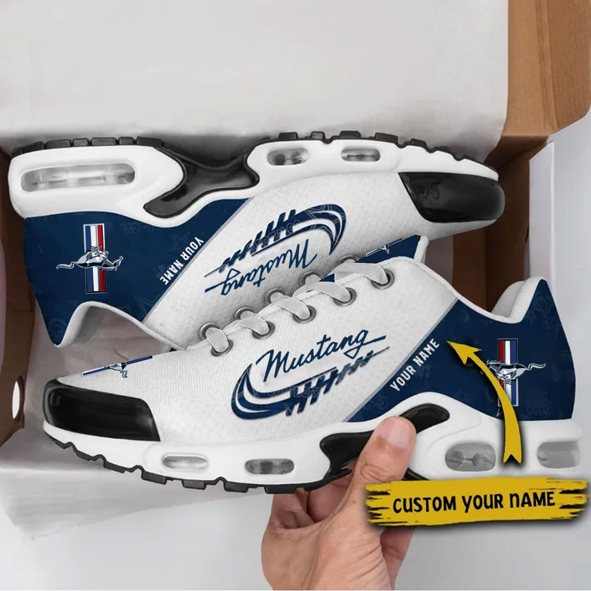 Mustang Custom Name Sport Shoes VS5 - Famjoys Mustang Custom Name Sport Shoes VS5 - Famjoys