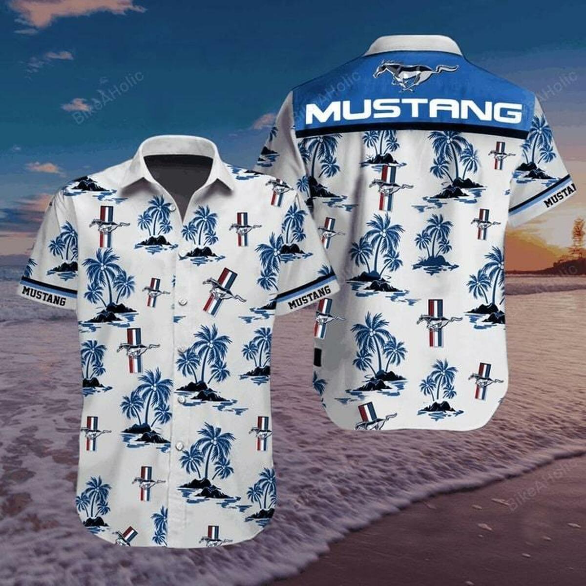 Mustang Hawaii Hawaiian Shirt