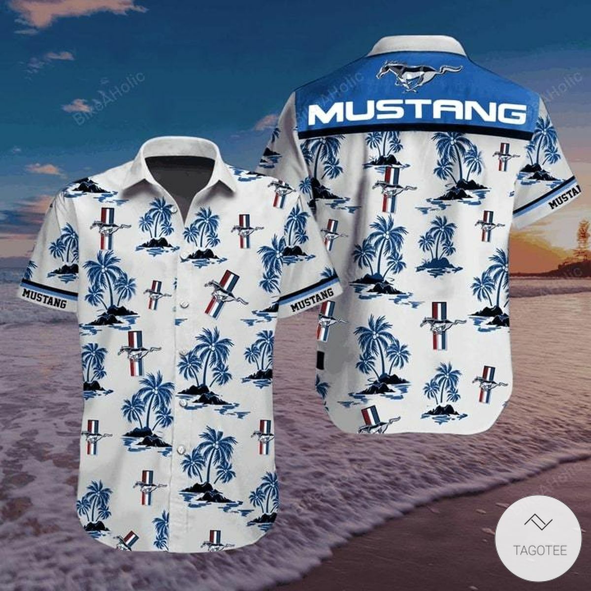 Mustang Hawaiian Shirt - Famjoys Mustang Hawaiian Shirt - Famjoys