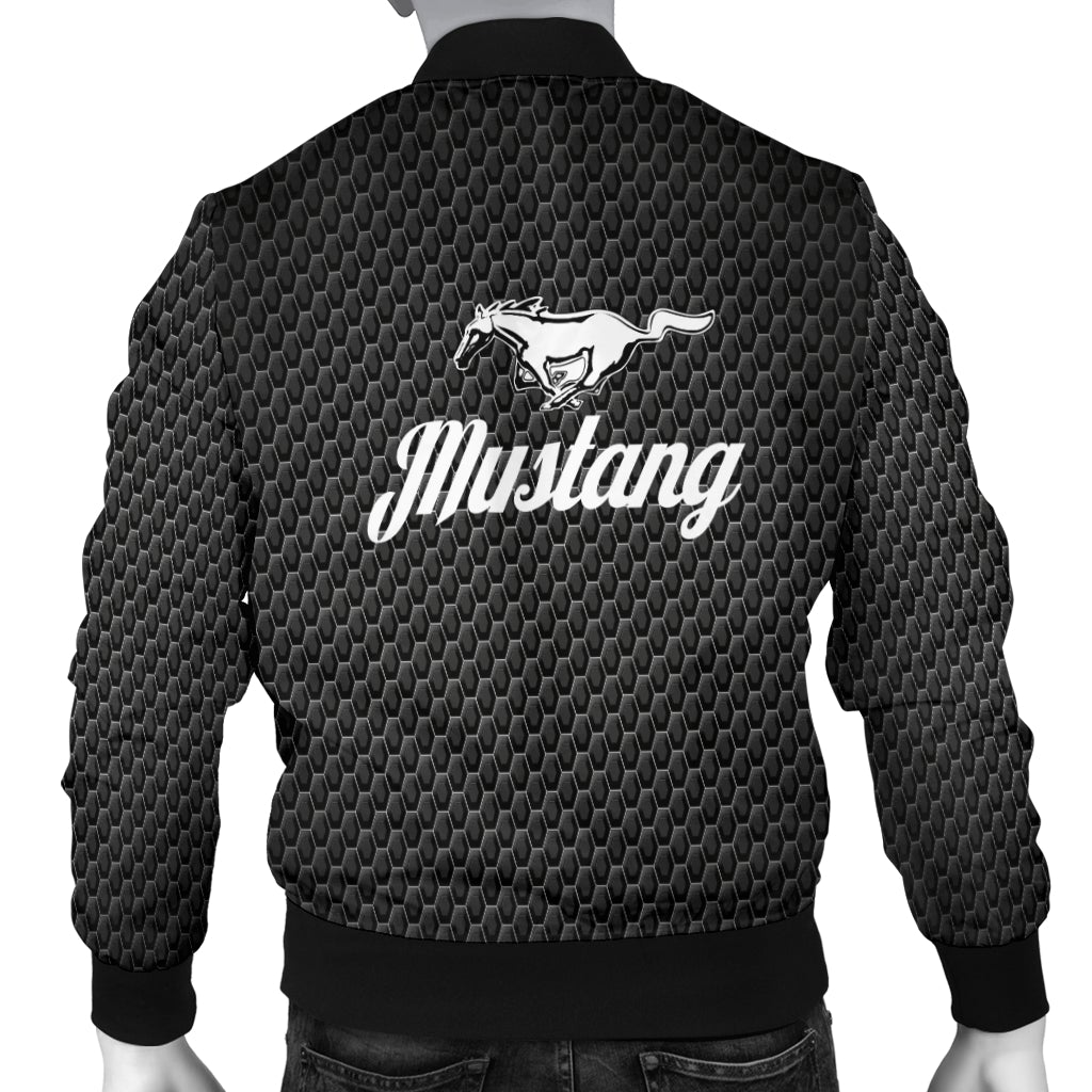 Mustang Men's Bomber Jacket - Famjoys Mustang Men's Bomber Jacket - Famjoys