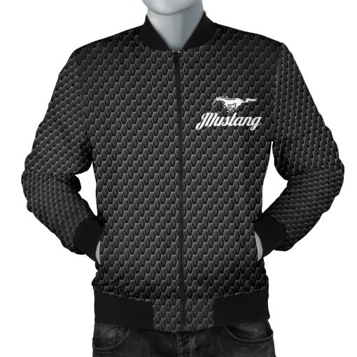 Mustang Men's Bomber Jacket - Famjoys Mustang Men's Bomber Jacket - Famjoys