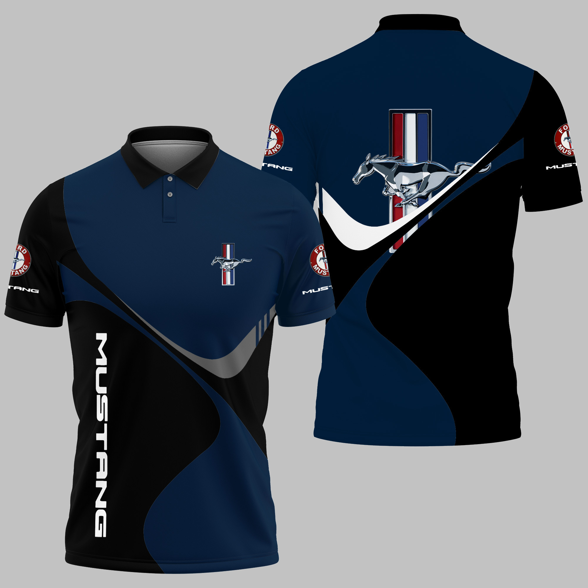 MUSTANG Polo Shirt V01 - Famjoys MUSTANG Polo Shirt V01 - Famjoys