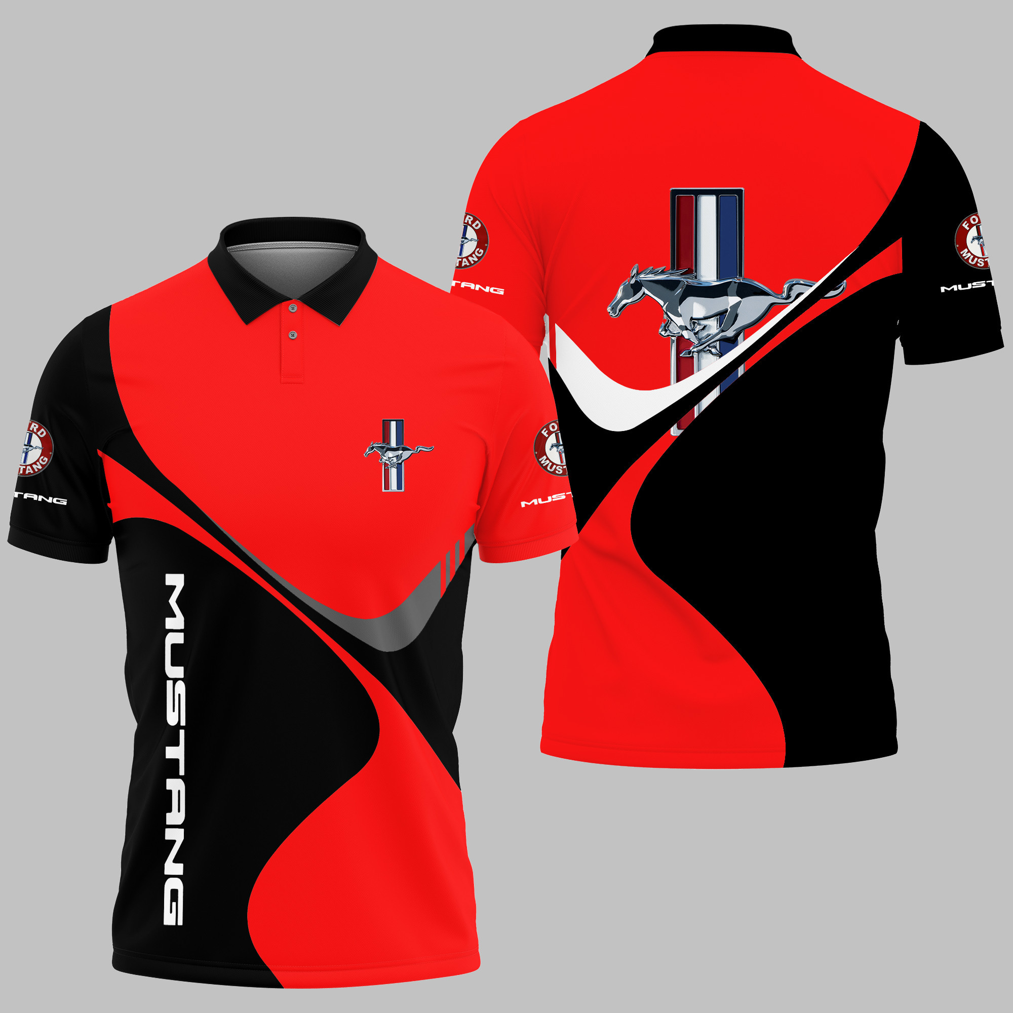 MUSTANG Polo Shirt V01 - Famjoys MUSTANG Polo Shirt V01 - Famjoys