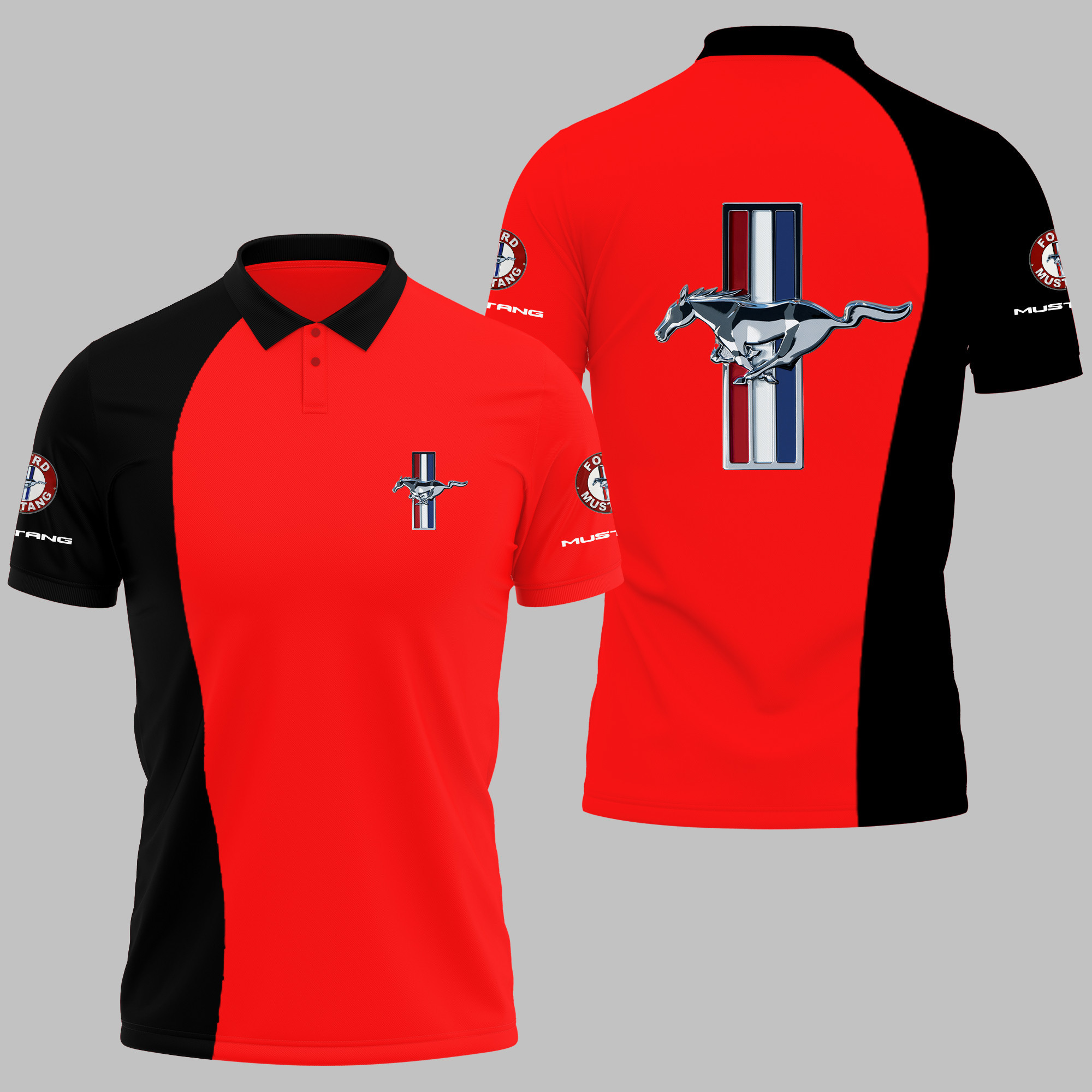 MUSTANG Polo Shirt V02 - Famjoys MUSTANG Polo Shirt V02 - Famjoys
