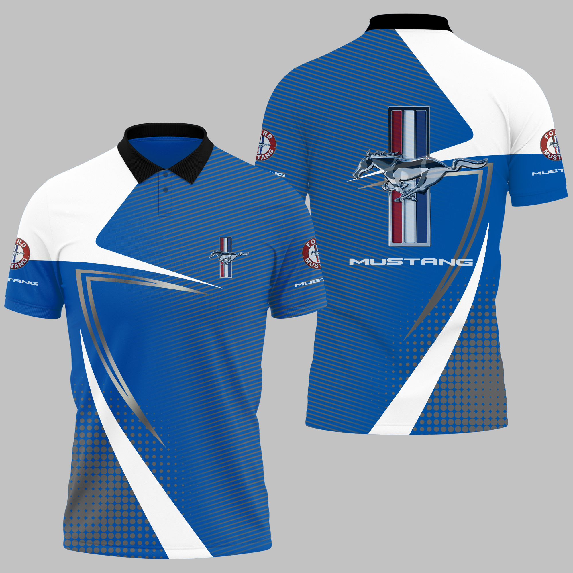 MUSTANG Polo Shirt V06 - Famjoys MUSTANG Polo Shirt V06 - Famjoys