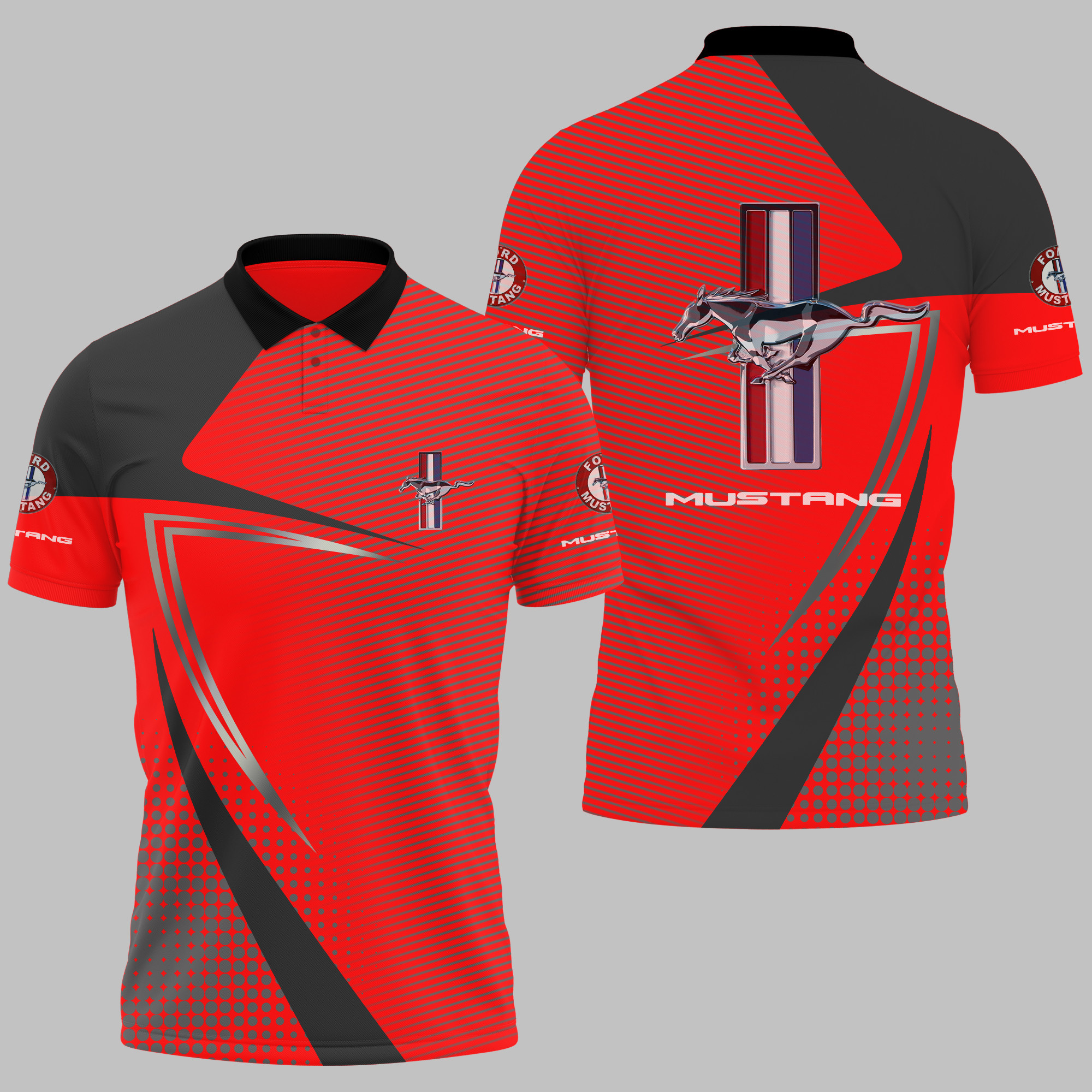 MUSTANG Polo Shirt V06 - Famjoys MUSTANG Polo Shirt V06 - Famjoys