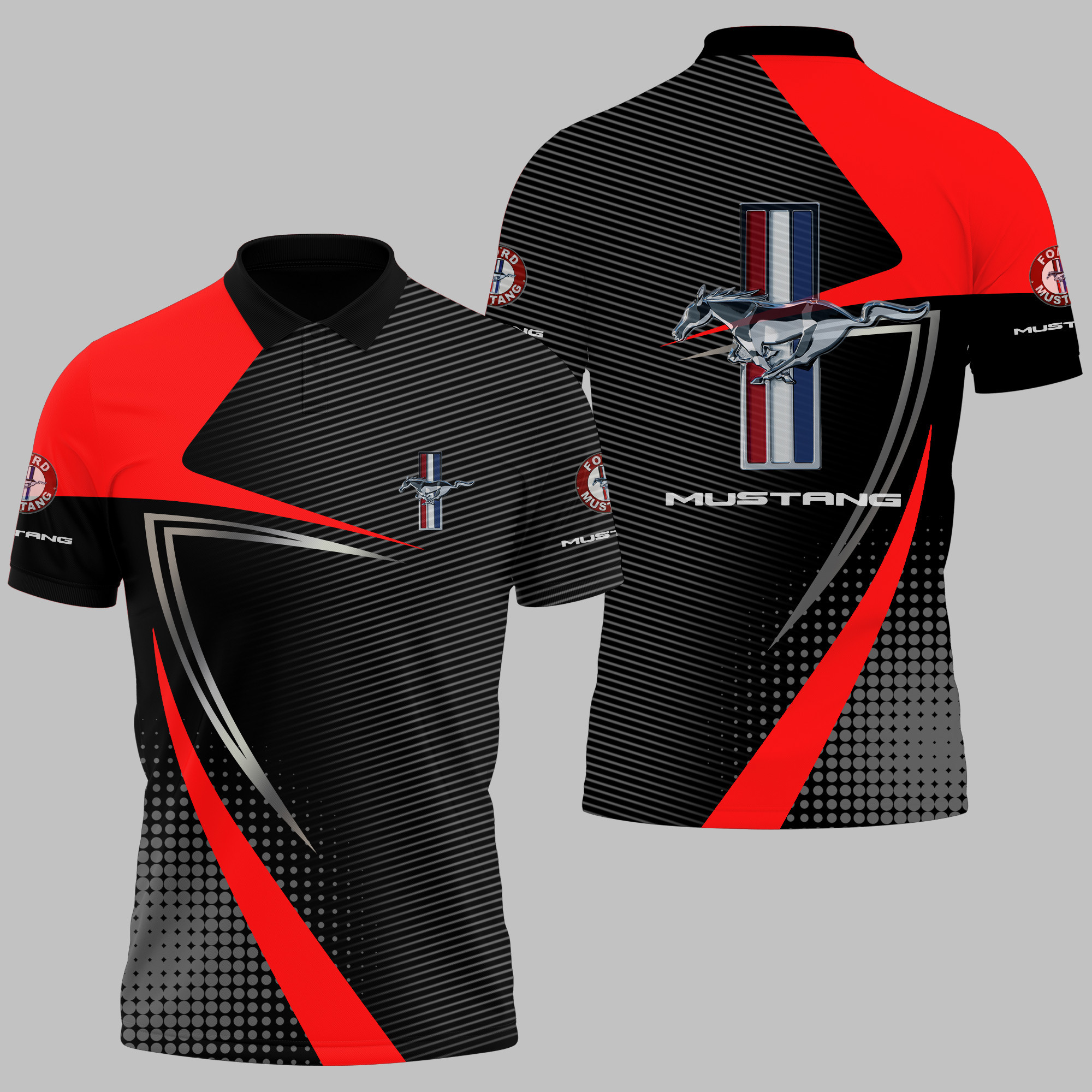 MUSTANG Polo Shirt V06 - Famjoys MUSTANG Polo Shirt V06 - Famjoys