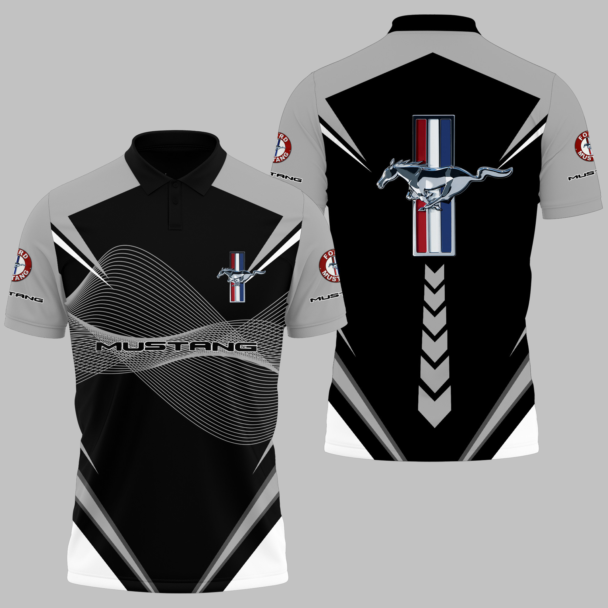 MUSTANG Polo Shirt V09 - Famjoys MUSTANG Polo Shirt V09 - Famjoys