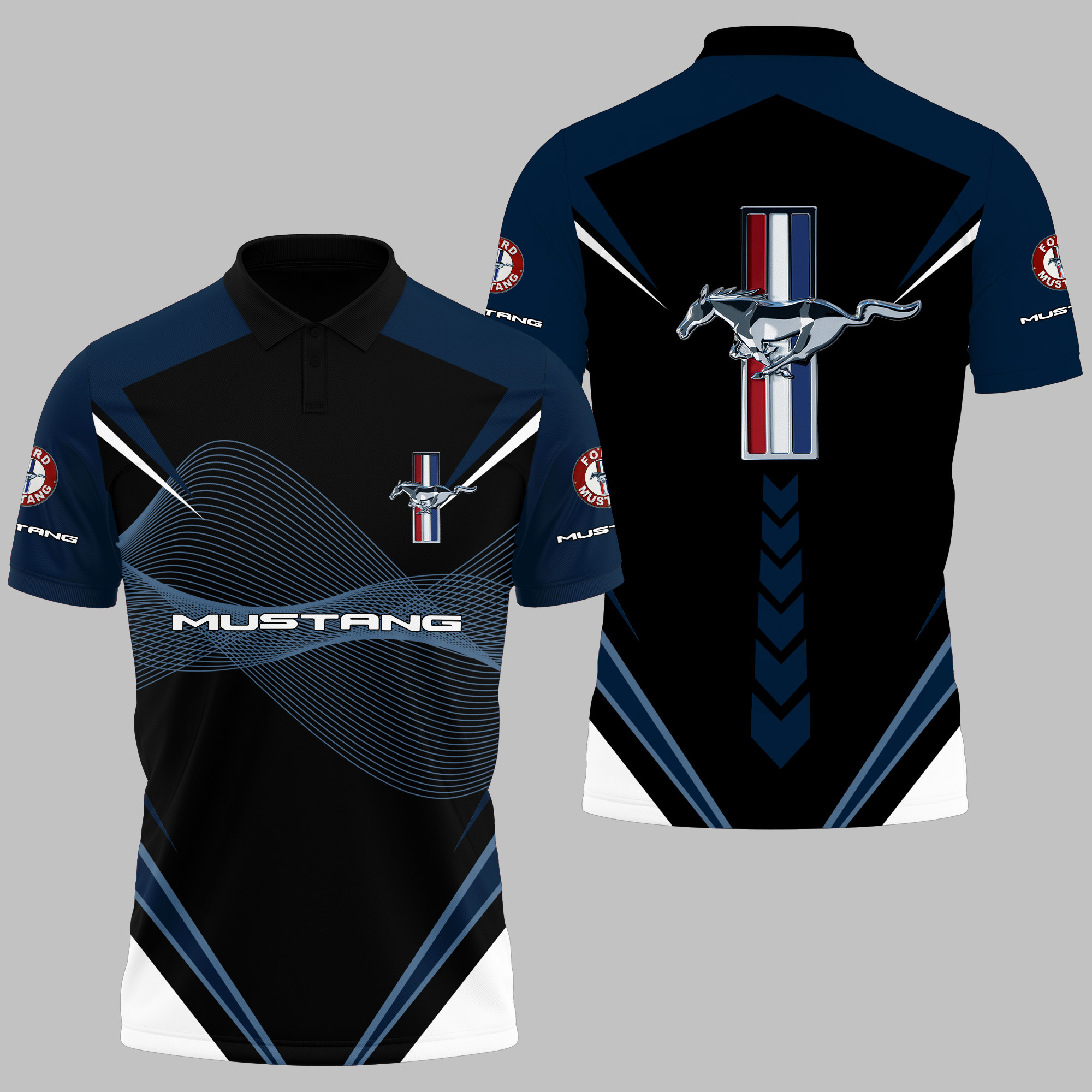 MUSTANG Polo Shirt V09 - Famjoys MUSTANG Polo Shirt V09 - Famjoys