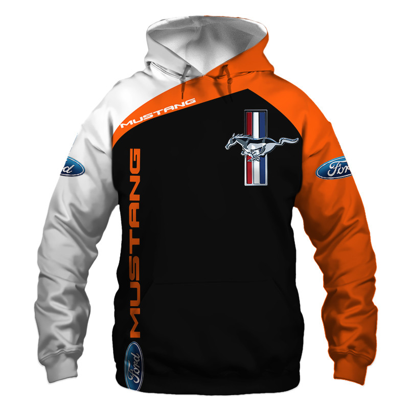 Mustang t-shirt hoodie apparel 3D full printing
