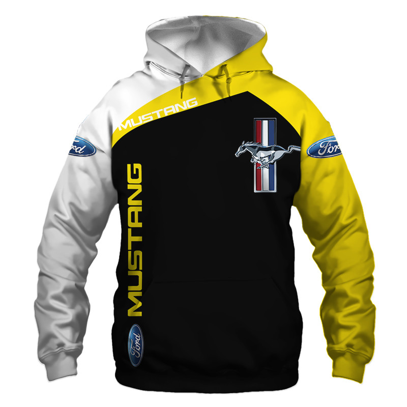 Mustang t-shirt hoodie apparel 3D full printing