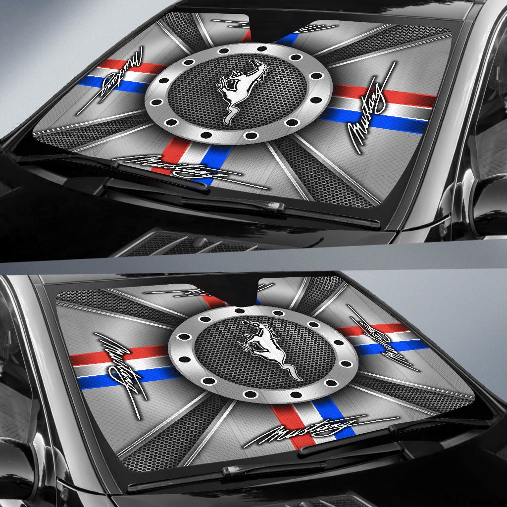 Mustang Windshield Sun Shade V1 - Famjoys Mustang Windshield Sun Shade V1 - Famjoys