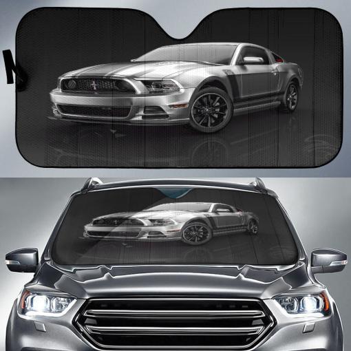 Mustang Windshield Sun Shade V3 - Famjoys Mustang Windshield Sun Shade V3 - Famjoys