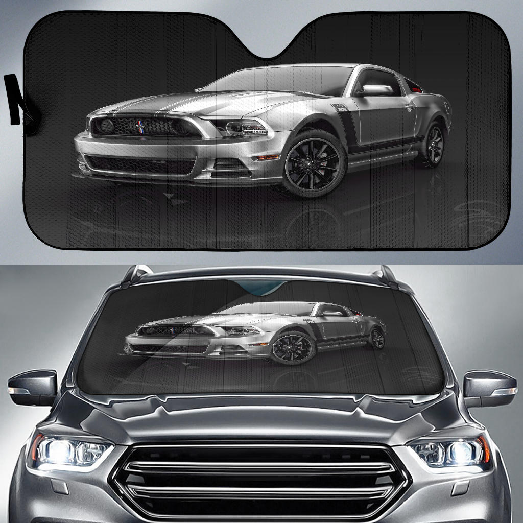 Mustang Windshield Sun Shade V3 - Famjoys Mustang Windshield Sun Shade V3 - Famjoys