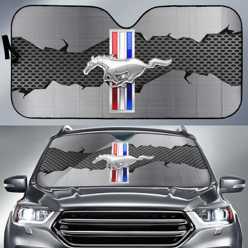 Mustang Windshield Sun Shade V6 - Famjoys Mustang Windshield Sun Shade V6 - Famjoys